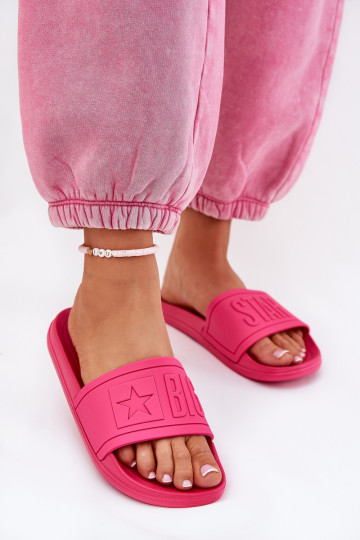 Pantoufles pour femmes Big Star NN274A668 couleur rose