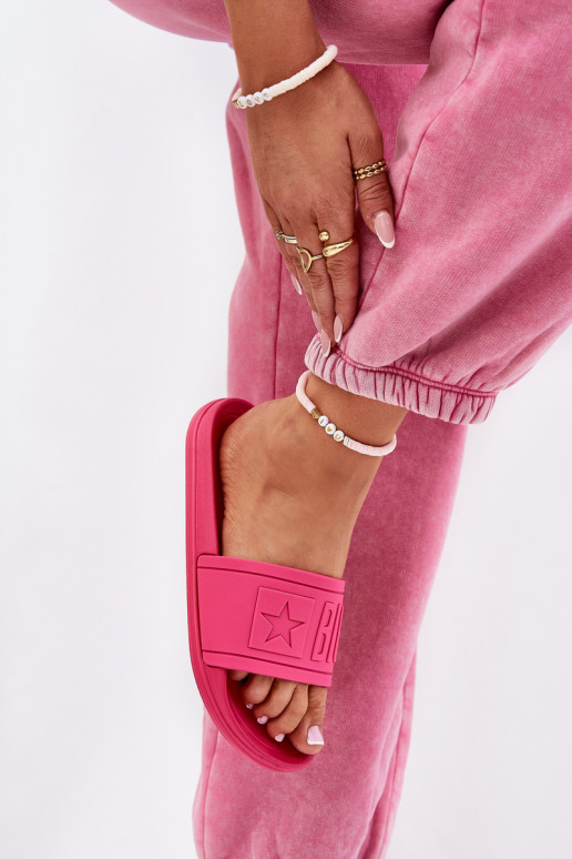 Pantoufles pour femmes Big Star NN274A668 couleur rose Pantoufles pour femmes Big Star NN274A668 couleur rose