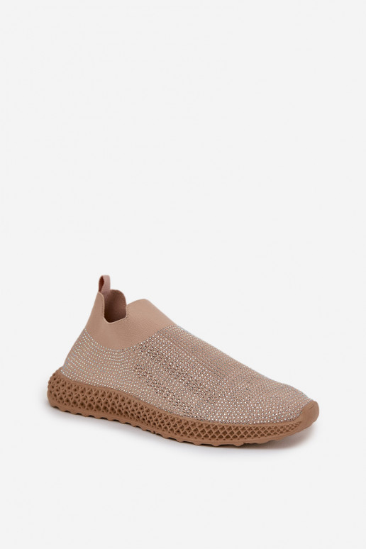 Un modèle convaincant baskets Féminin Avec décoration D&A TDANS121 beige Un modèle convaincant baskets Féminin Avec décoration D&A TDANS121 beige