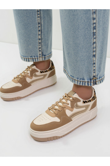 Féminin Chaussures modèle baskets AVANA Beige