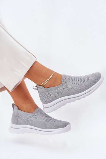 Féminin Baskets  Un modèle convaincant couleur grise Adiora