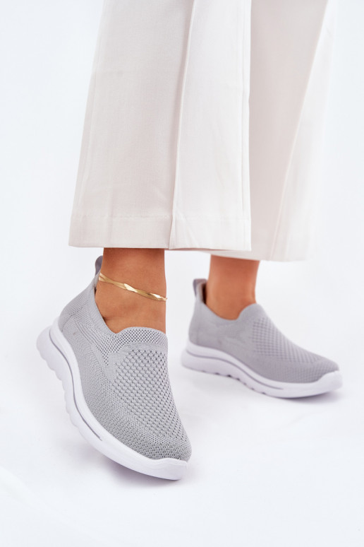 Féminin Baskets  Un modèle convaincant couleur grise Adiora