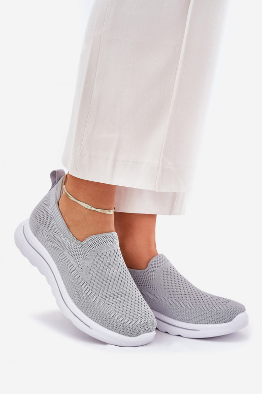 Féminin Baskets  Un modèle convaincant couleur grise Adiora