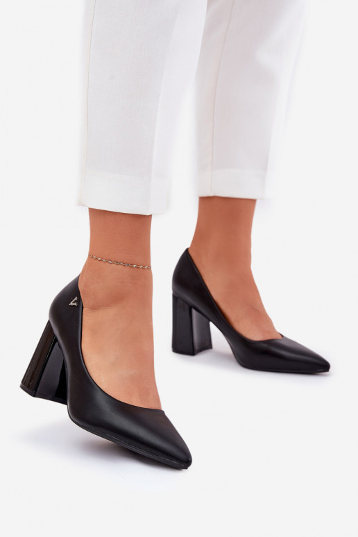 Style élégant Chaussures avec des talons Vinceza 62220 couleur noire Style élégant Chaussures avec des talons Vinceza 62220 couleur noire