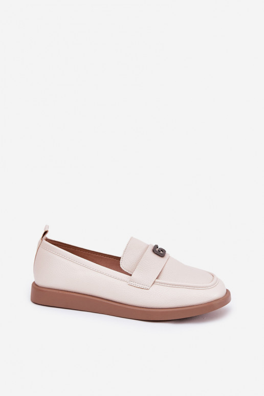 mocassins pour femmes Style élégant Avec des décorations Petitm Detalem Vinceza 62208 beige mocassins pour femmes Style élégant Avec des décorations Petitm Detalem Vinceza 62208 beige