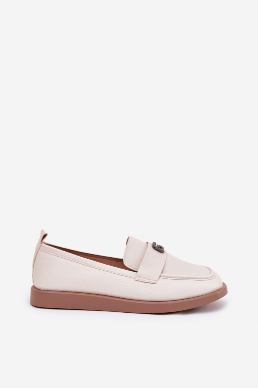 mocassins pour femmes Style élégant Avec des décorations Petitm Detalem Vinceza 62208 beige mocassins pour femmes Style élégant Avec des décorations Petitm Detalem Vinceza 62208 beige
