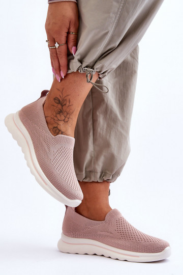 Féminin Baskets  Un modèle convaincant couleur rose Adiora 2