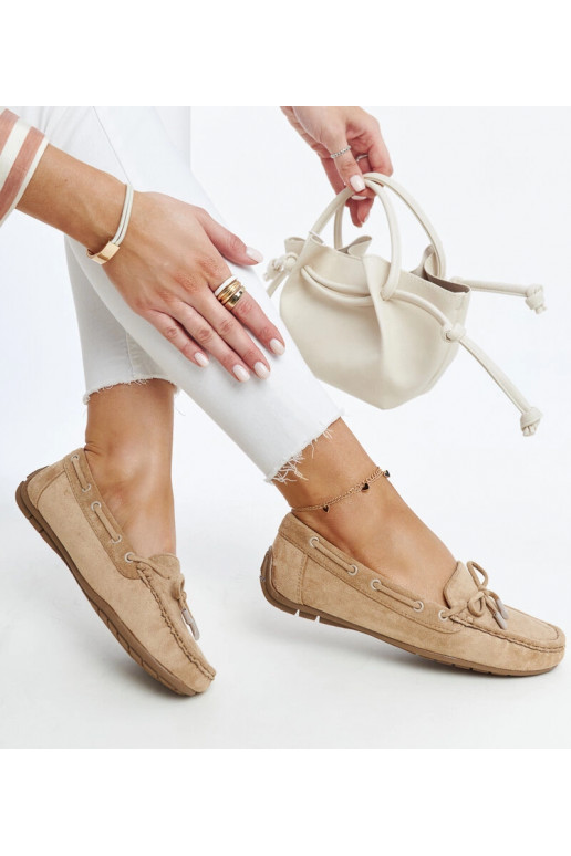 Mocassins marron avec nœud Hayam
